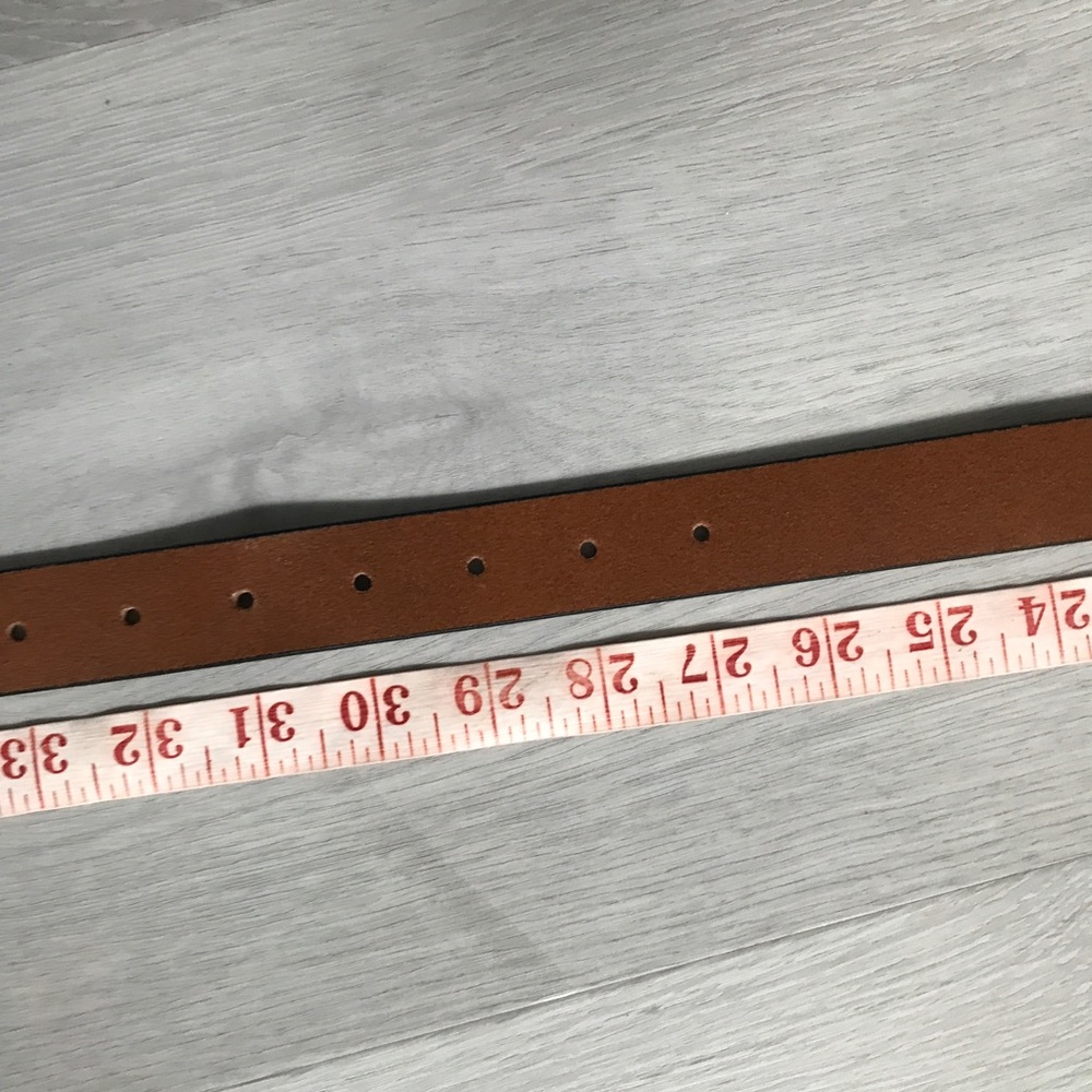 J CREW ANIMAL CHEETAH PRINT LEATHER PONY HAIR BELT WOMENS XS - Picture 6 of 8